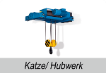 Hubwerkskatze für Einträgerkrane oder Zweiträgerkrane