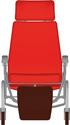 7290 Sessel für Pflegebedürftige mit gepolsterter Kopfstütze - Kusch+Co Transport- / Behandlungssessel Modell 7296/3