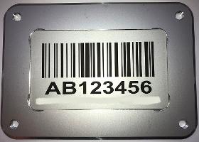 Blocklagerkennzeichnung mit Barcode Blocklager-Stellplätzen