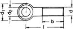 Augenschrauben Form B (mittelgrob)