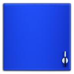 Glas Magnettafel 45x45cm Farbe: Blau