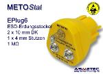 METOSTAT ESD-Erdungsstecker EPlug6