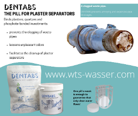 DENTABS - The tablet for the plaster separator