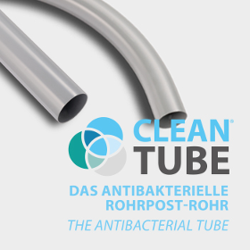 PVC Rohr - antibakteriell (CLEAN TUBE) 