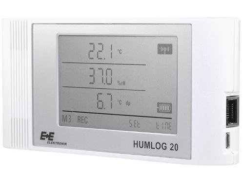 HUMLOG 20 - Datenlogger für Feuchte, Temperatur, Luftdruck und CO2