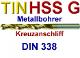 TIN Metallbohrer HSSG (WWW.WERKZEUGE-BOHRER.DE)