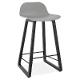 Barhocker Design Halbhoher Obeline Mini Bar-stuhl (hellgrau) - Designer (MAISON TECHNEB)