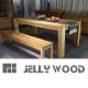 Jellywood® Esstisch MILANO in Eiche Massivholz 200 x 100 cm Tisch (OUBO INTERNATIONAL GMBH)