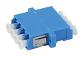 Adapter for Single Mode LC/PC Quad connector, Blue (ACAL BFI GERMANY GMBH)